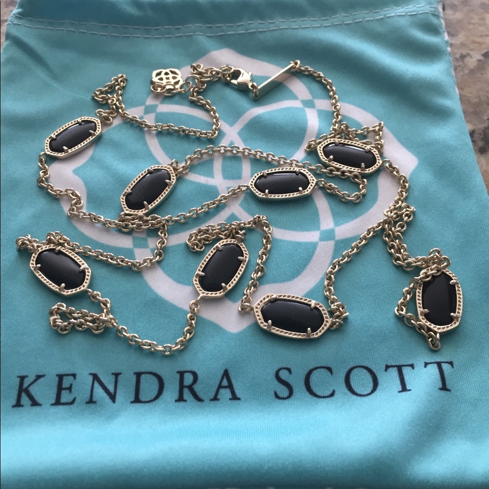 Kendra Scott Kelsie Long Station Necklace